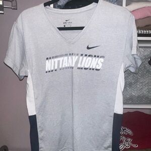 Nike Dri-FIT Gray V-Neck Shirt